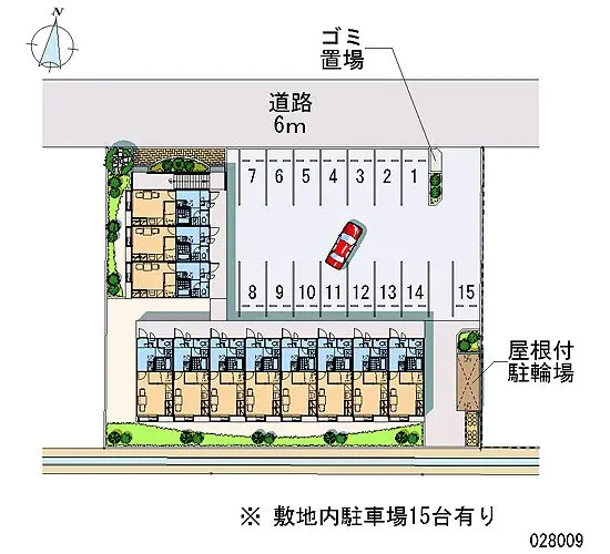 ★手数料０円★磐田市福田　月極駐車場（LP）